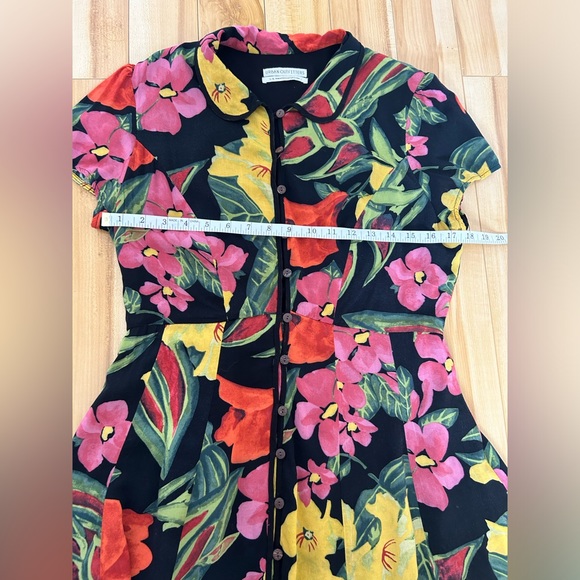 Urban Outfitters Cali Button-Down Mini Dress Size L - Picture 5 of 10